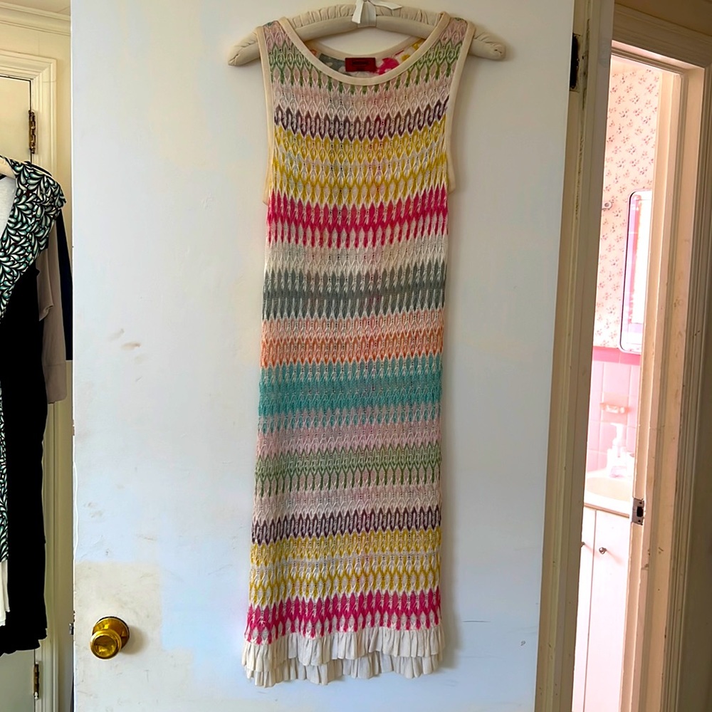 Missoni Mare colorful cover-up dress. Sz 44/US 6-8/M